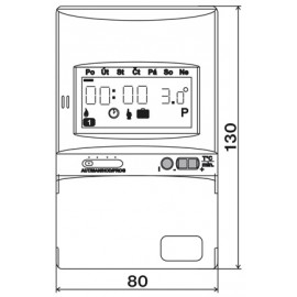 Pokojový termostat Elektrobock PT21 programovatelný