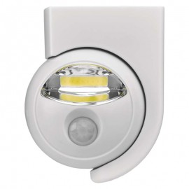 LED noční světlo na baterie s pohybovým a soumrakovým čidlem, bílé
