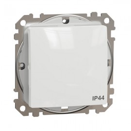 Vypínač SEDNA Design č.6 střídavý, bílá lesklá IP44