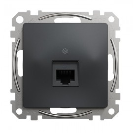 Datová zásuvka pro internet SEDNA Design 1x RJ45, antracit matná