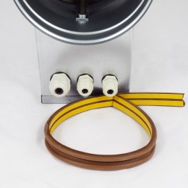 Elektrický ohřívač vzduchu do potrubí - Ø200 mm / 400V / 5,1 kW