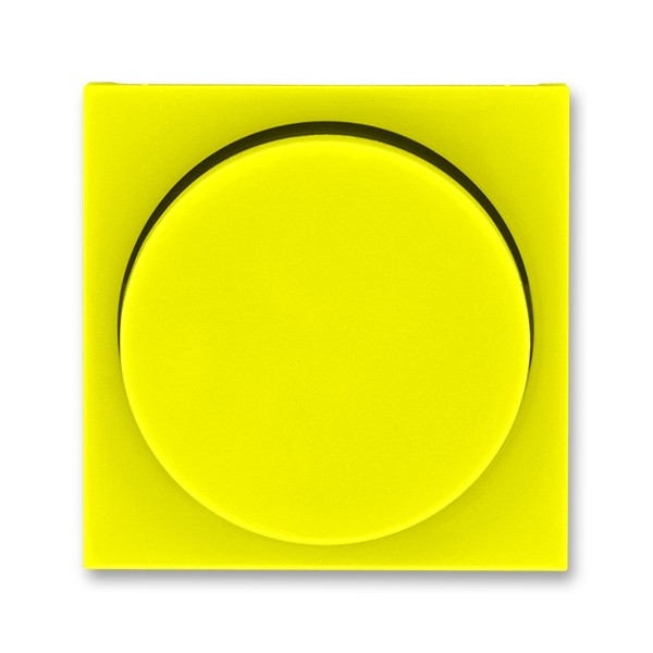 Kryt stmívače ABB LEVIT žlutá / kouřově černá