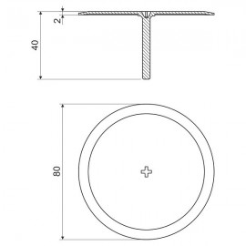 Víčko KO 68 s trnem