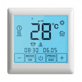 Pokojový termostat dotykový SE 200 230V/16A, IP21 s podlahovým čidlem