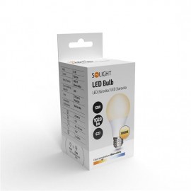 LED žárovka E27, 12W, 270°, 3000K, 1020lm - teplá bílá