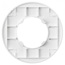 Kulatý rámeček ELHARD RONDO jednonásobný, bílý - zadní strana
