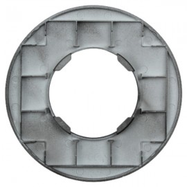 Kulatý rámeček ELHARD RONDO jednonásobný, antracit - zadní strana