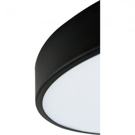 LED stropní svítidlo TAURUS-R 30cm, 24W, 2300lm, černé