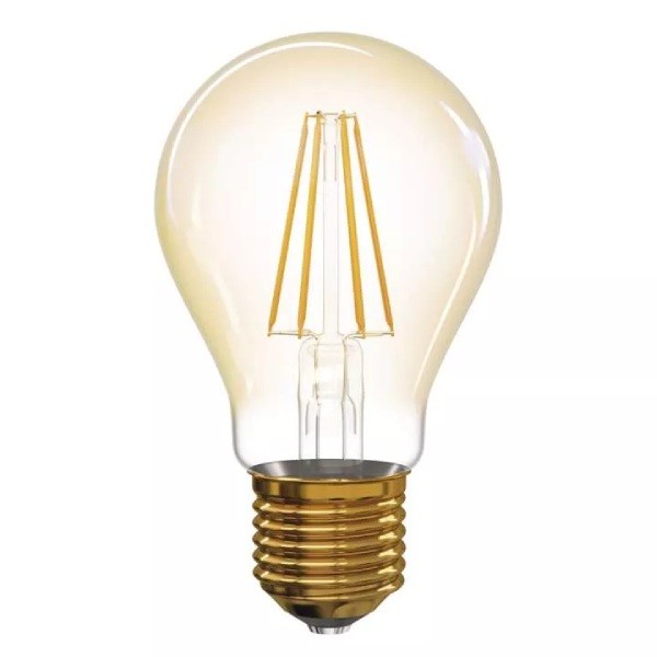 LED žárovka VINTAGE A60, E27, 4.3W, 2200K, 400lm - teplá bílá