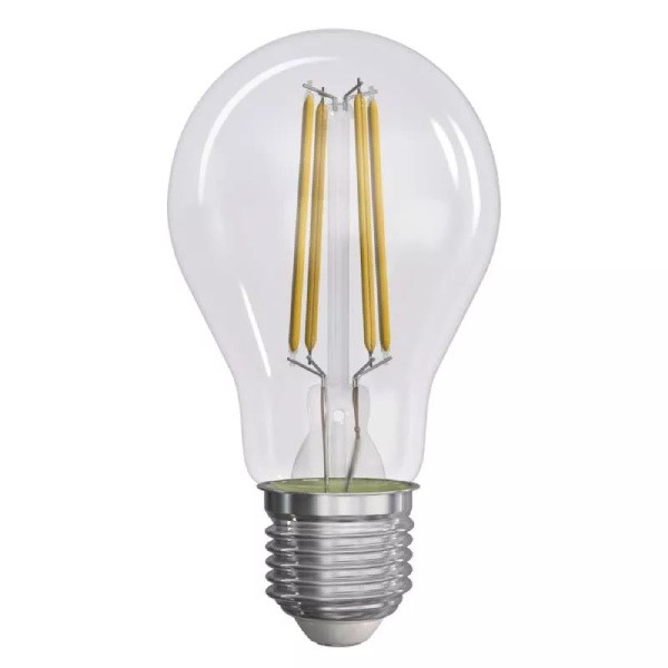 Stmívatelná LED žárovka E27 EMOS Filament A60 8.5W, 1055lm - teplá bílá