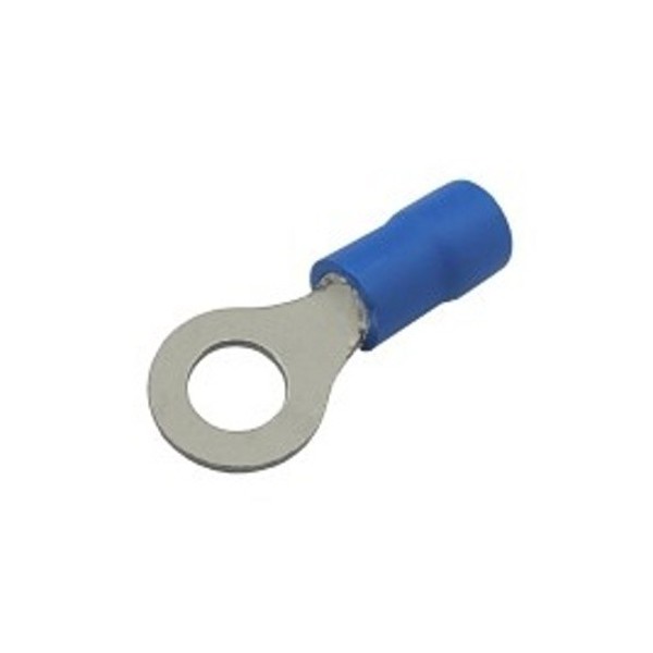 Kabelové oko 5,3 lisovací pro vodič 1.5-2.5mm, M5, modrá