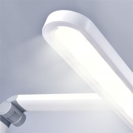 LED stmívatelná stolní lampička s nočním světélkem 10W, 700lm, CCT 3000K-5000K, bílá