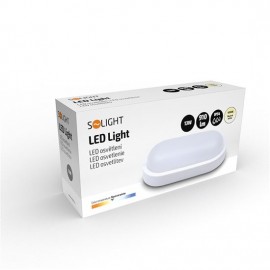 LED nástěnné světlo WO744 21x10cm, 13W, 910lm, IP54, bílé