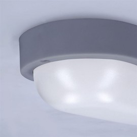 LED nástěnné světlo WO744-G 21x10cm, 13W, 910lm, IP54, šedé