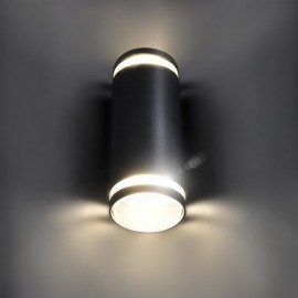 Venkovní nástěnné světlo POTENZA, 2xGU10, černé, IP54