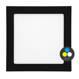 LED panel do sádrokartonu RAFA 22x22cm, 18W, CCT, černý