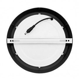 LED panel 22,5cm, 18W, 1530lm, CCT 3000-6000K, černý