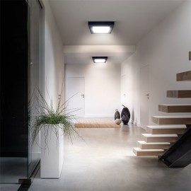 LED panel 22,5x22,5cm, 18W, 1530lm, CCT 3000-6000K, černý