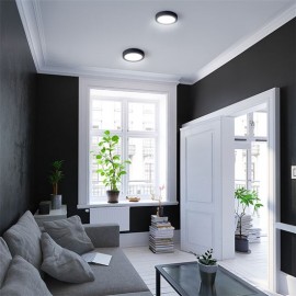 LED panel 300cm, 24W, 1800lm, CCT 3000-6000K, černý