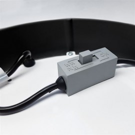 LED panel 300cm, 24W, 1800lm, CCT 3000-6000K, černý