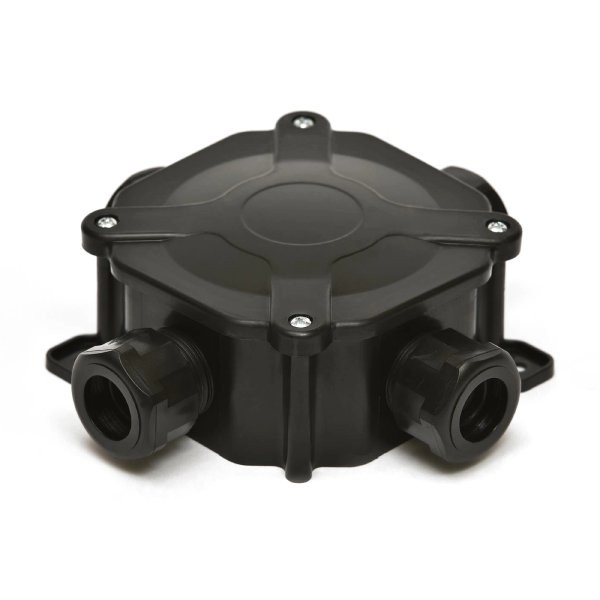 Elektroinstalační krabice acidur PG16 5x4mm2 IP67, černá