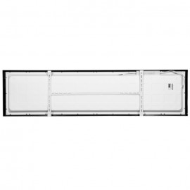 LED svítidlo PILO 120x30cm, 36W, 4320lm, 4000K, IP20, černé