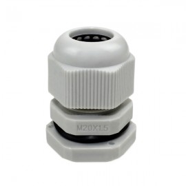 Kabelová průchodka M20x1,5 s maticí 6-12 mm, IP68